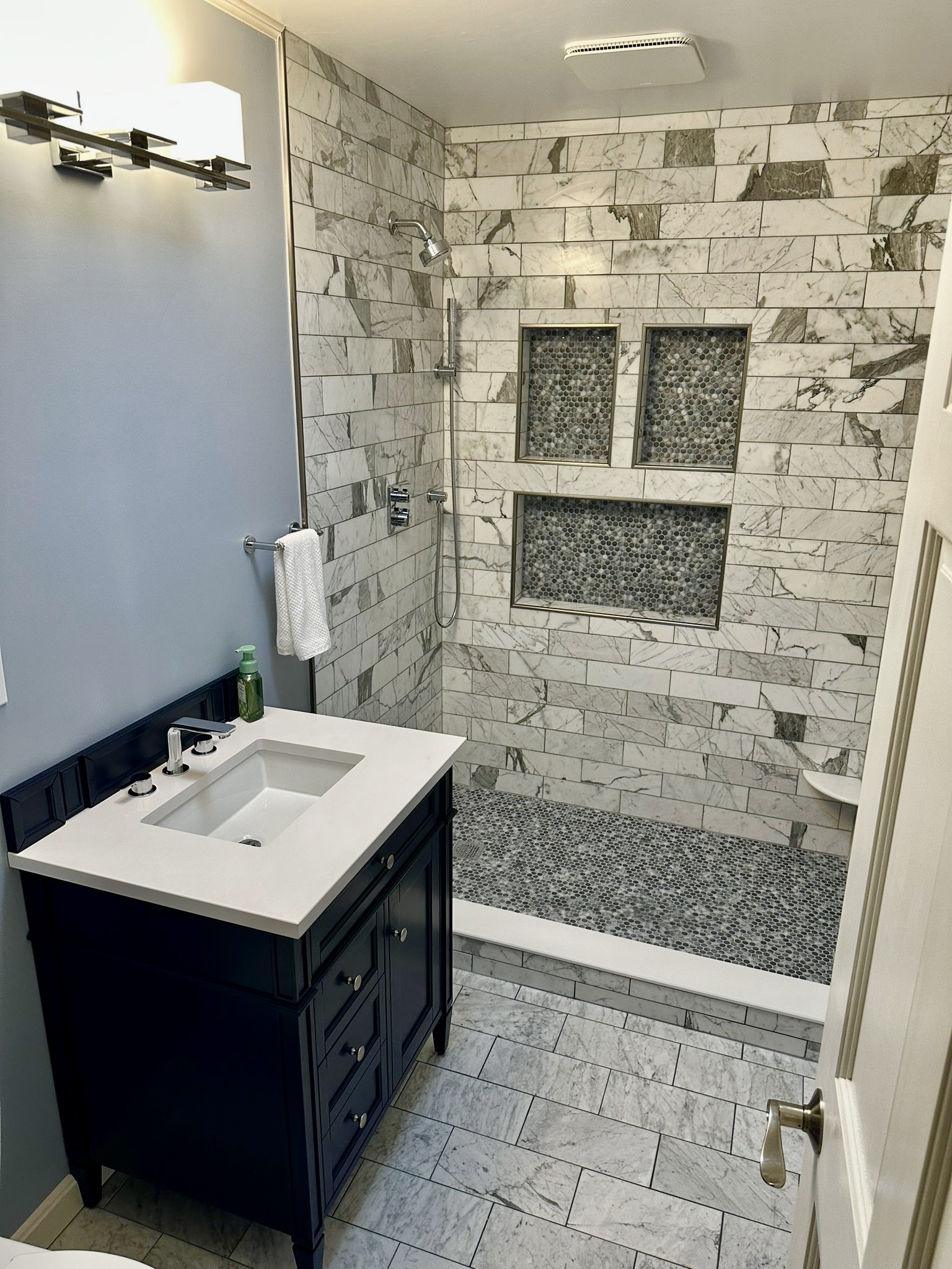 Modern shower design